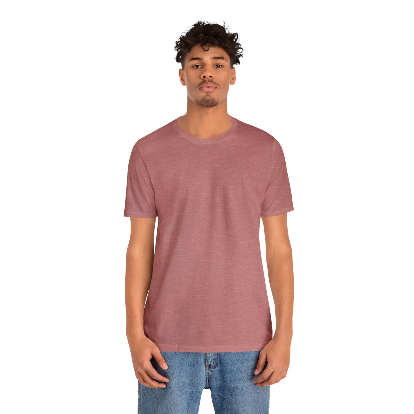 Unisex Jersey Short Sleeve Heather Mauve T Shirt