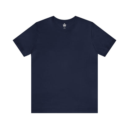 Unisex Jersey Short Sleeve Navy Blue T Shirt