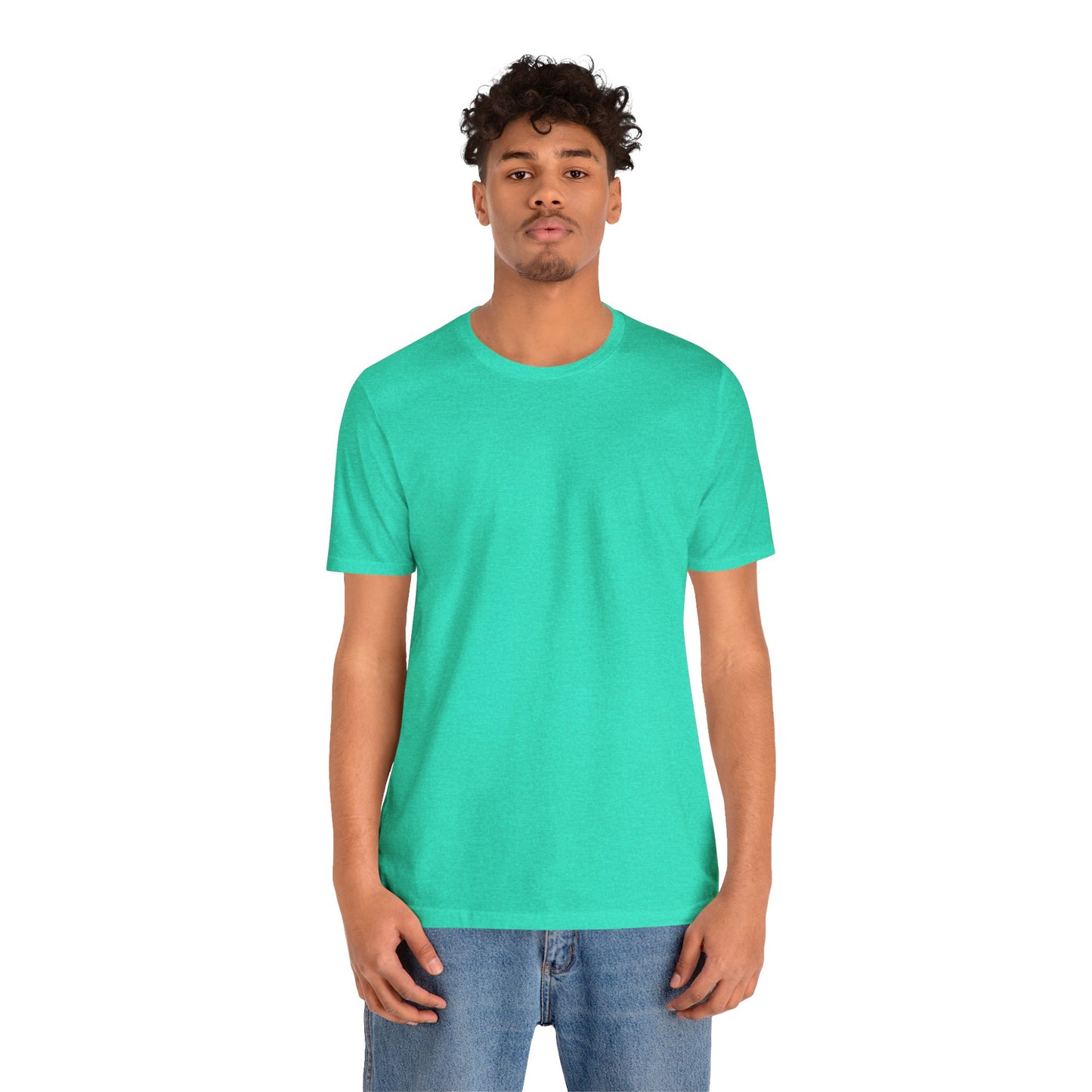 Unisex Jersey Short Sleeve Heather Sea Green T Shirt