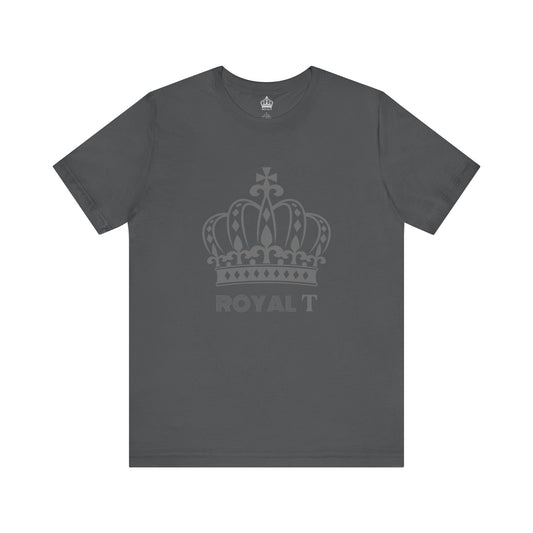 Asphalt Grey - Unisex Jersey Short Sleeve T Shirt - Grey Royal T