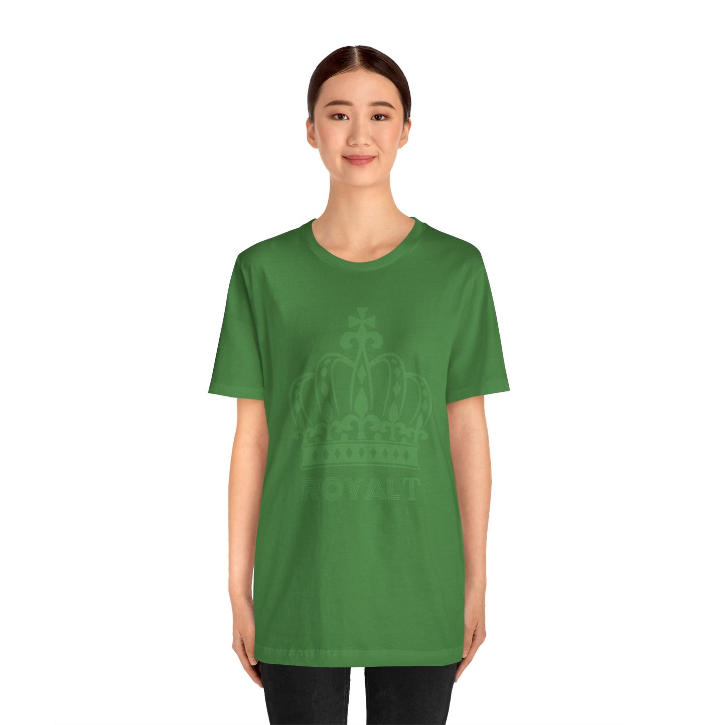 Leaf Green - Unisex Jersey Short Sleeve T Shirt - Green Royal T