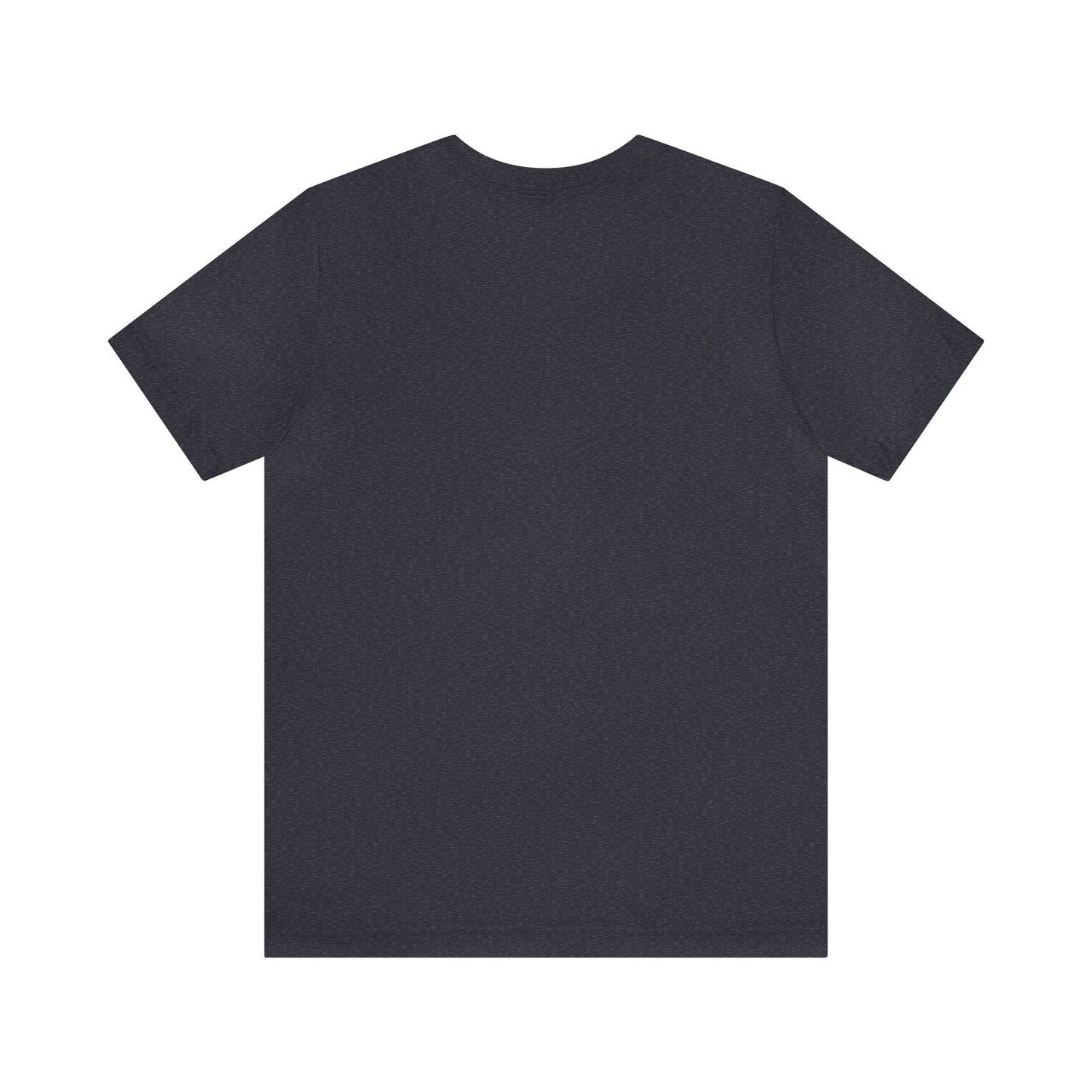 Unisex Jersey Short Sleeve Heather Navy Blue T Shirt