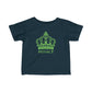 Babies Fine Jersey Tee- Green Royal T Logo