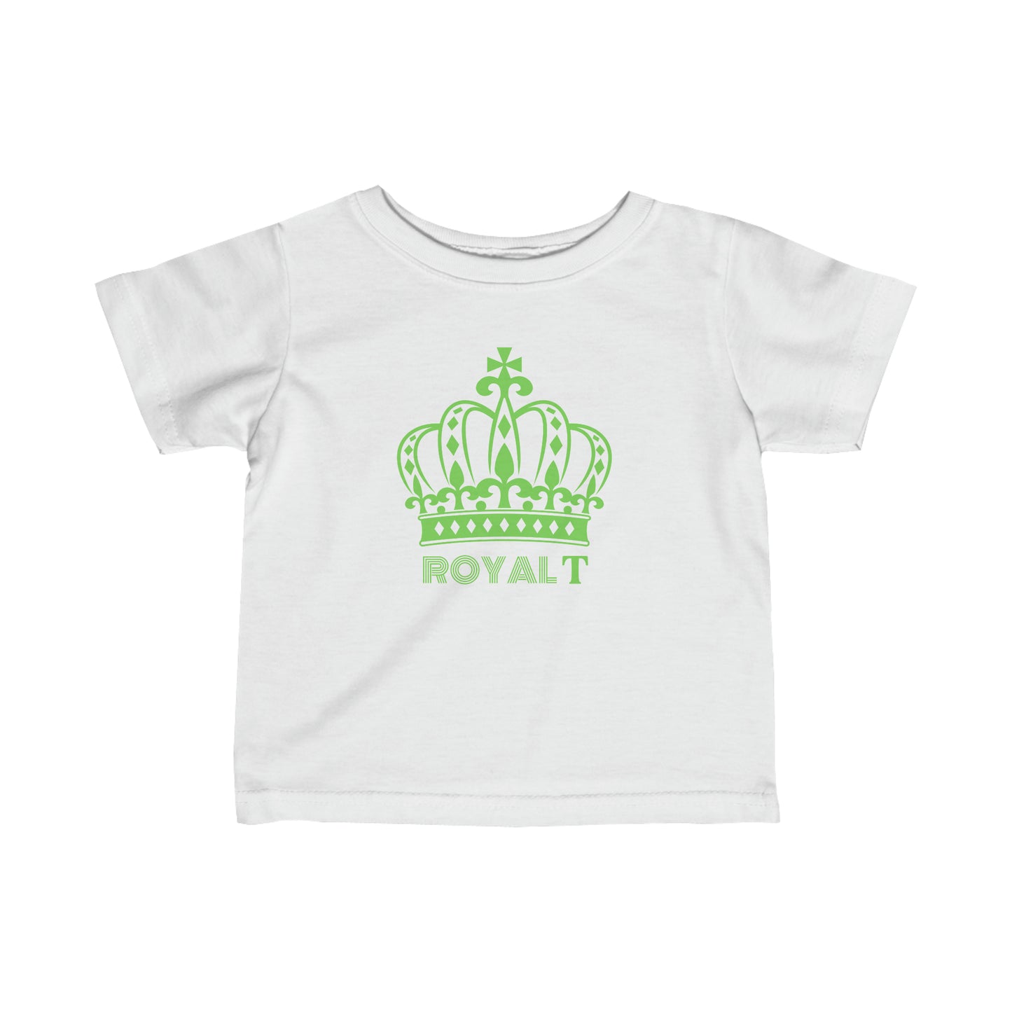 Babies Fine Jersey Tee- Green Royal T Logo