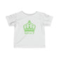 Babies Fine Jersey Tee- Green Royal T Logo