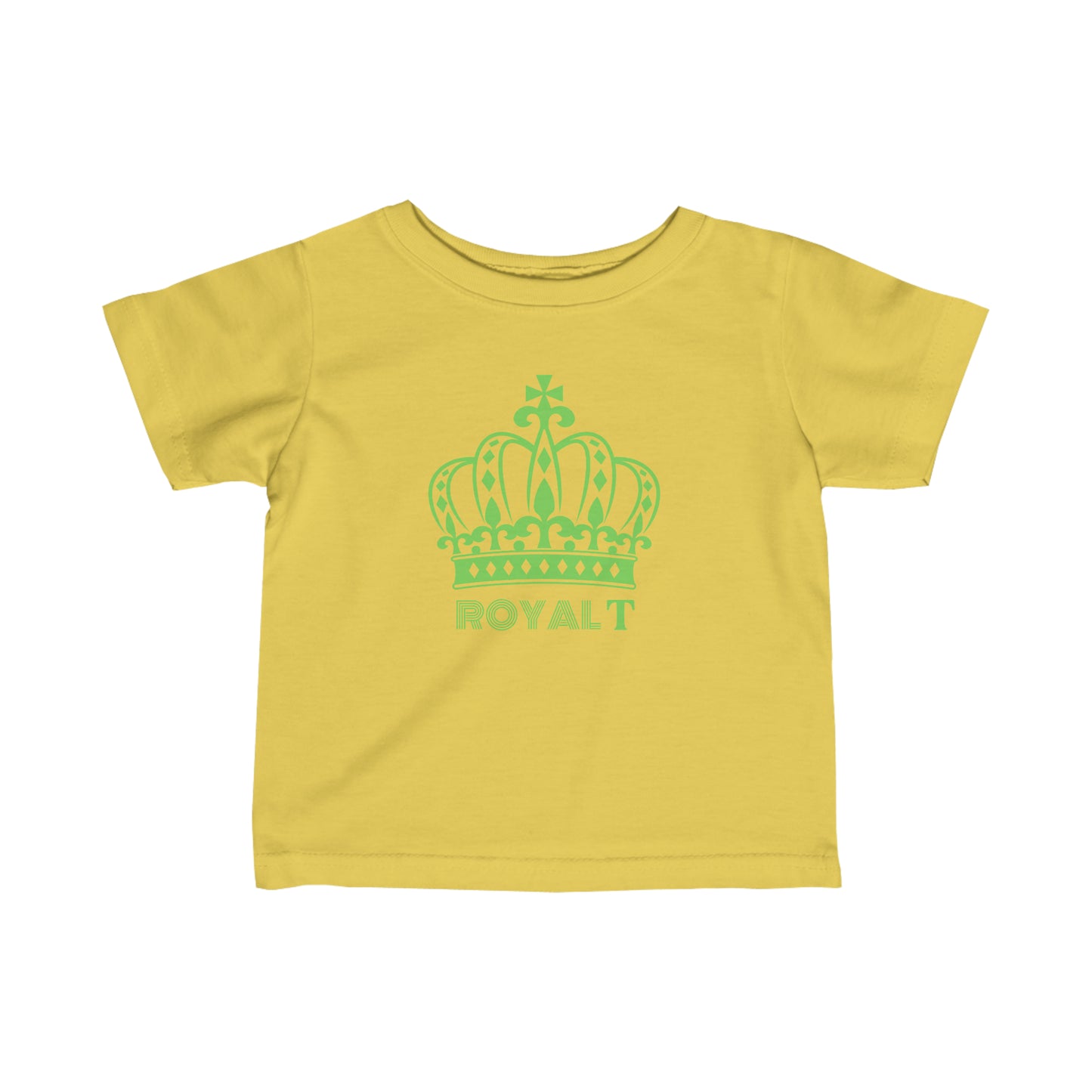 Babies Fine Jersey Tee- Green Royal T Logo