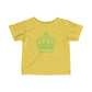 Babies Fine Jersey Tee- Green Royal T Logo