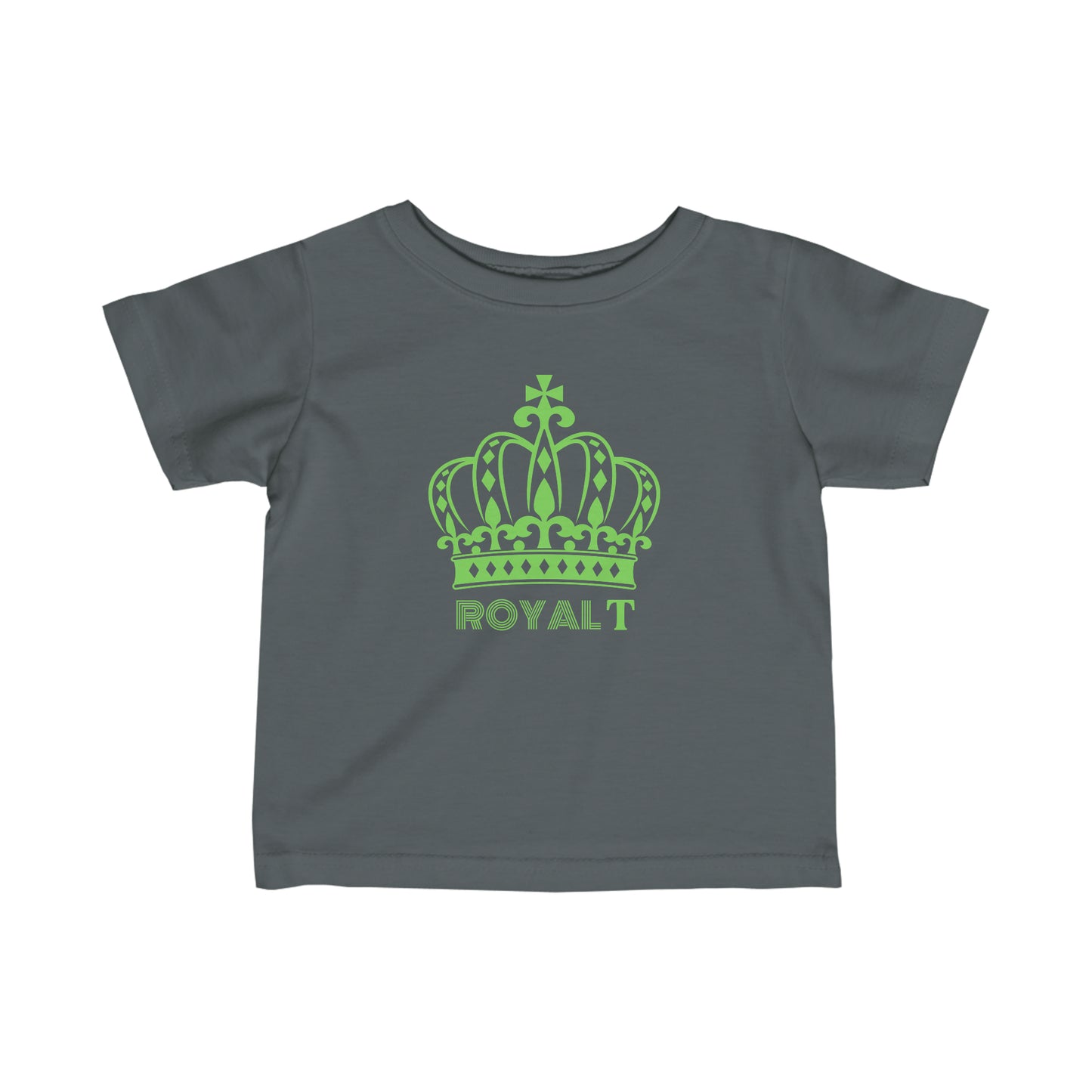 Babies Fine Jersey Tee- Green Royal T Logo