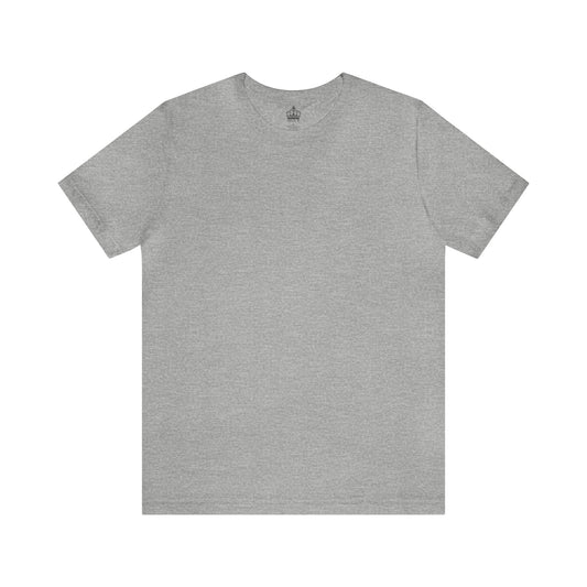 Unisex Jersey Short Sleeve Atlantic Heather Grey T Shirt