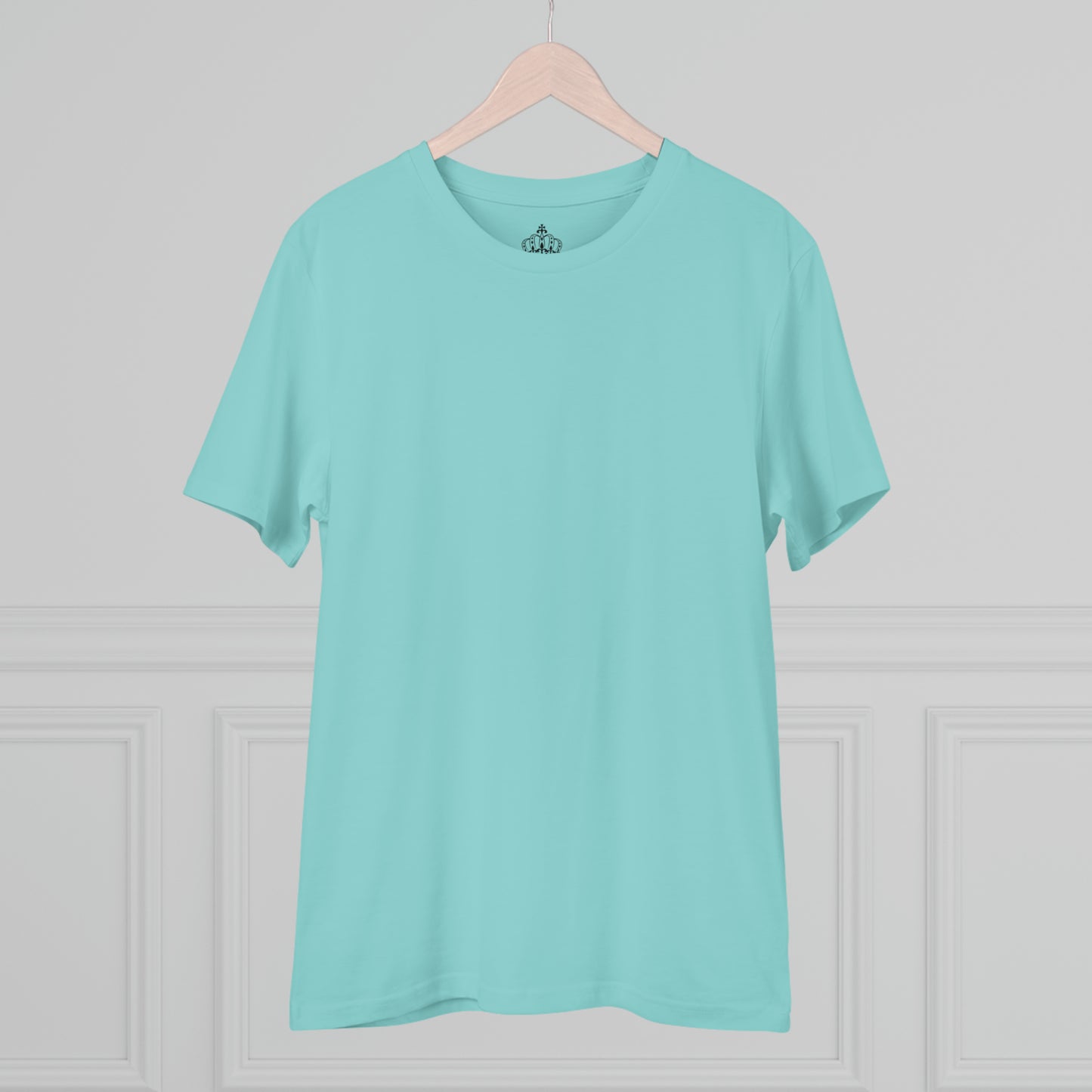 Teal Monstera Blue - Organic Creator T-shirt - Unisex