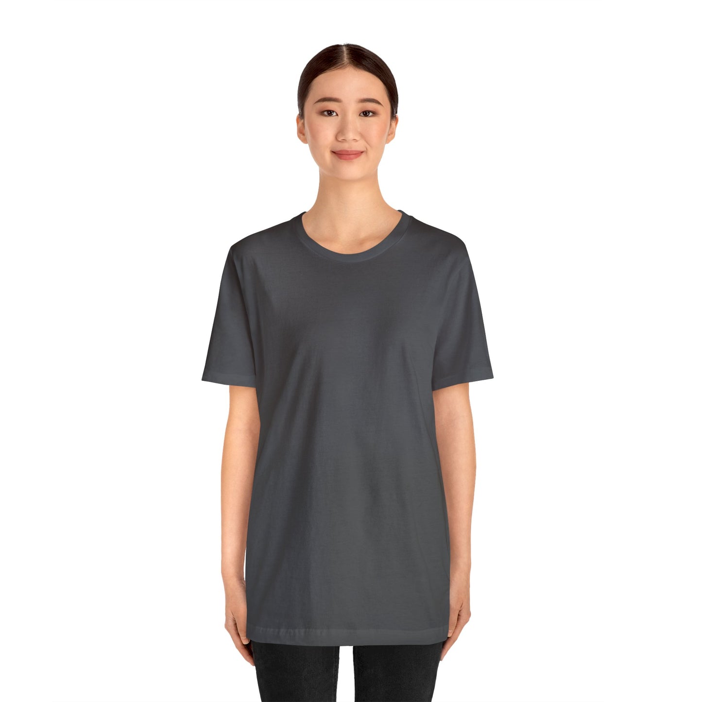 Unisex Jersey Short Sleeve Asphalt Grey T Shirt