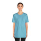 Unisex Jersey Short Sleeve Turquoise Blue T Shirt