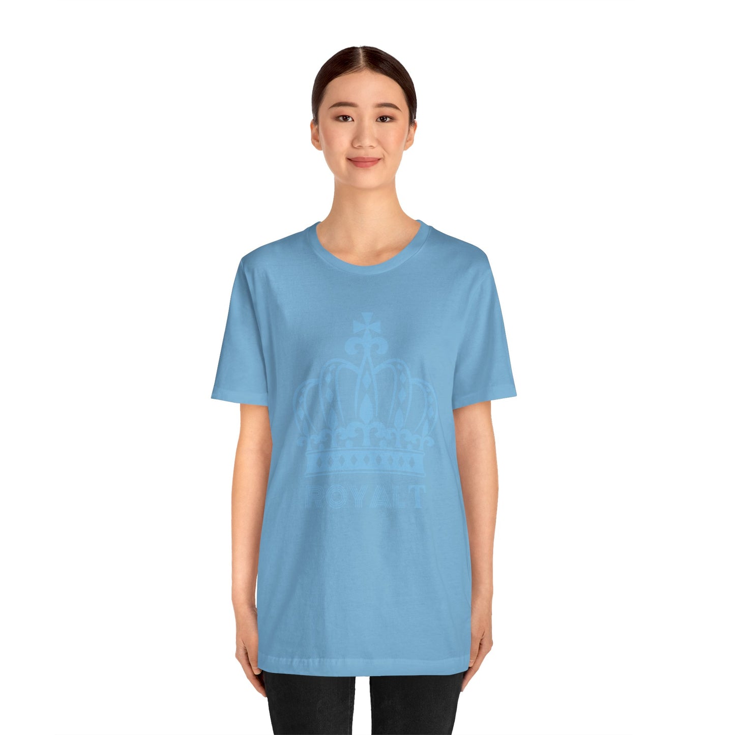 Ocean Blue - Unisex Jersey Short Sleeve T Shirt - Aqua Blue Royal T