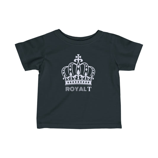 Babies Fine Jersey Tee- Lilac Royal T Logo