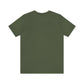 Unisex Jersey Short Sleeve Military Green T Shirt