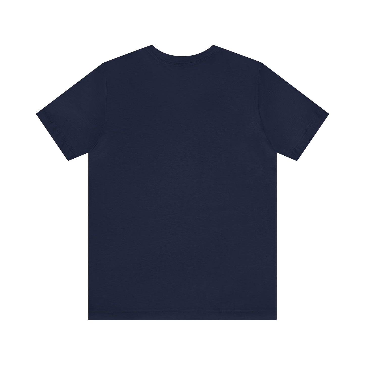 Unisex Jersey Short Sleeve Navy Blue T Shirt