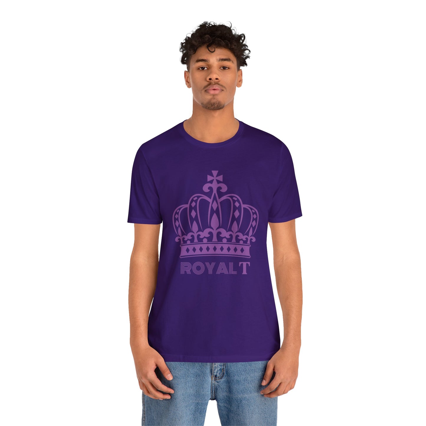 Light Purple - Unisex Jersey Short Sleeve T Shirt - Purple Royal T