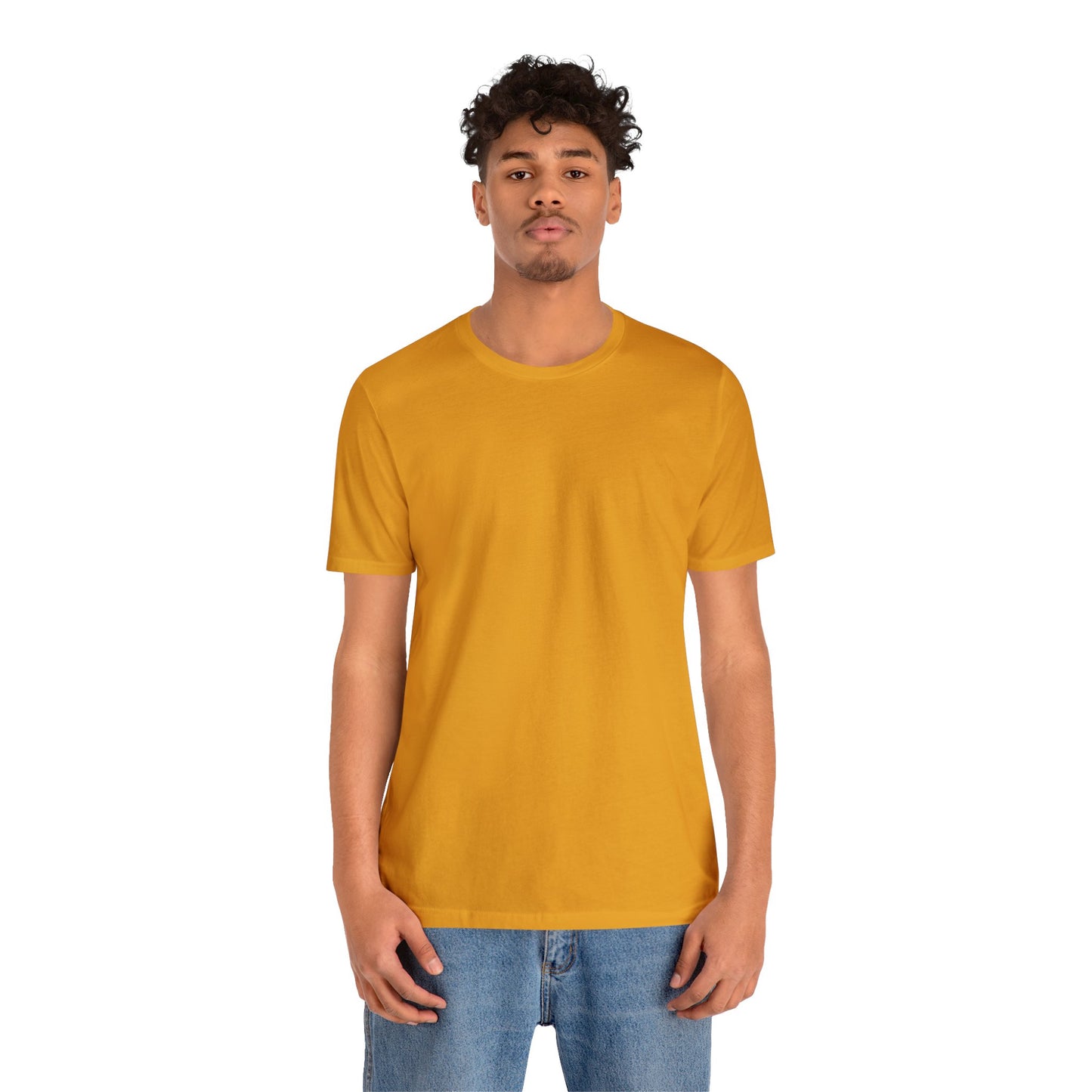 Unisex Jersey Short Sleeve Mustard T Shirt