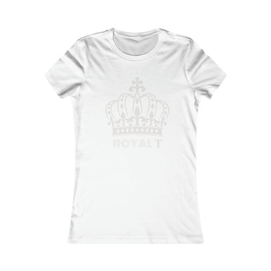 White - Women's Favorite T Shirt - White Royal T