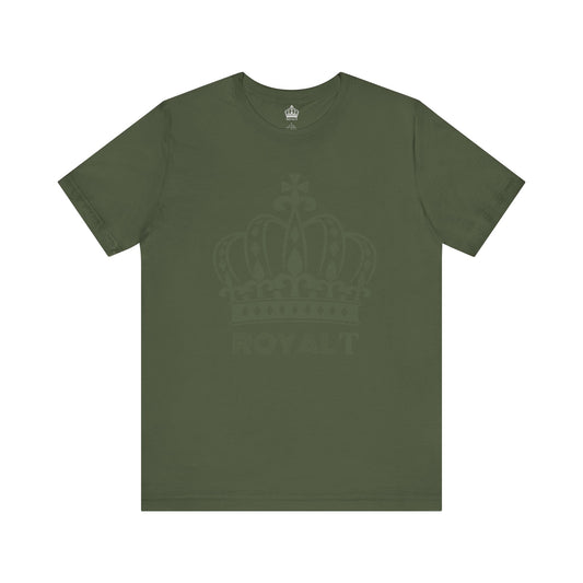 Military Green - Unisex Jersey Short Sleeve T Shirt - Green Royal T