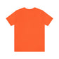 Unisex Jersey Short Sleeve Orange T Shirt