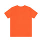 Unisex Jersey Short Sleeve Orange T Shirt