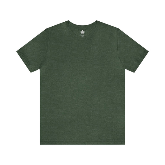 Unisex Jersey Short Sleeve Heather Forest Green T Shirt