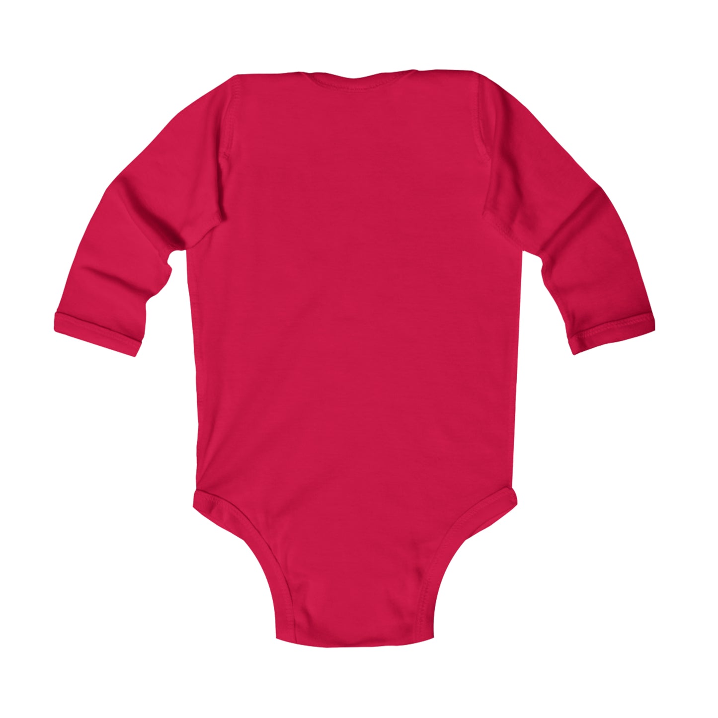 Babies Long Sleeve Bodysuit - Red Royal T