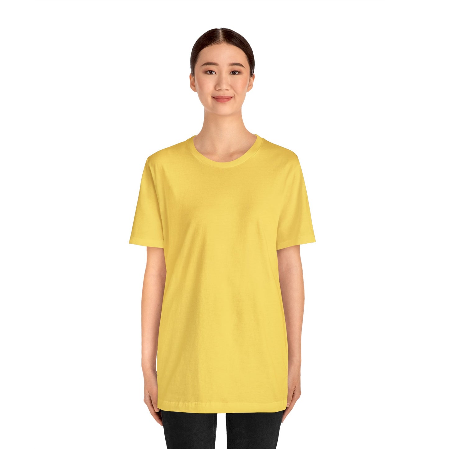 Unisex Jersey Short Sleeve Maize Yellow T Shirt