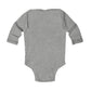 Babies Long Sleeve Bodysuit - Light Blue Royal T