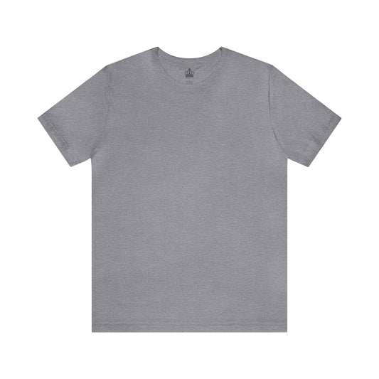 Unisex Jersey Short Sleeve Heather Storm Grey T Shirt