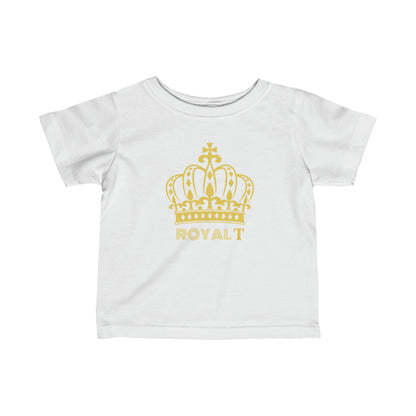 Babies Fine Jersey Tee- Yellow Royal T Logo