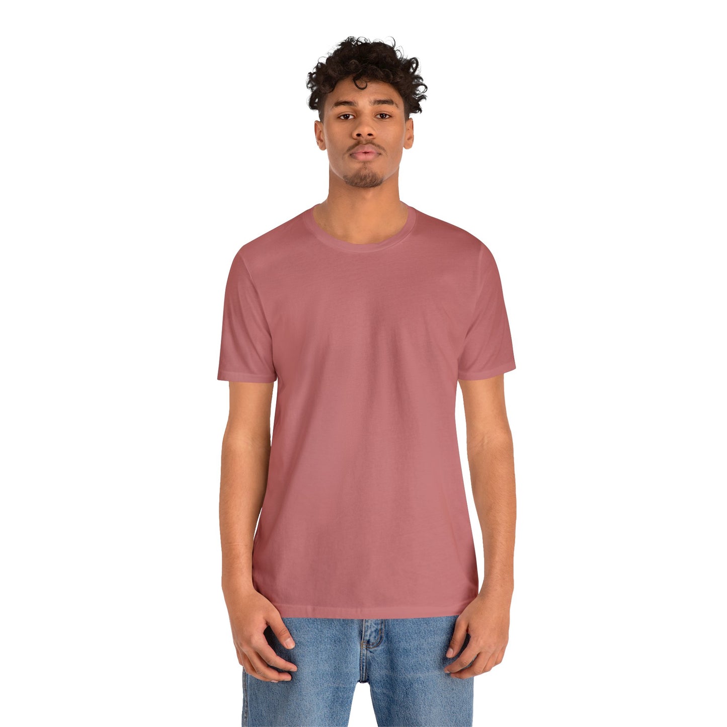 Unisex Jersey Short Sleeve Mauve T Shirt