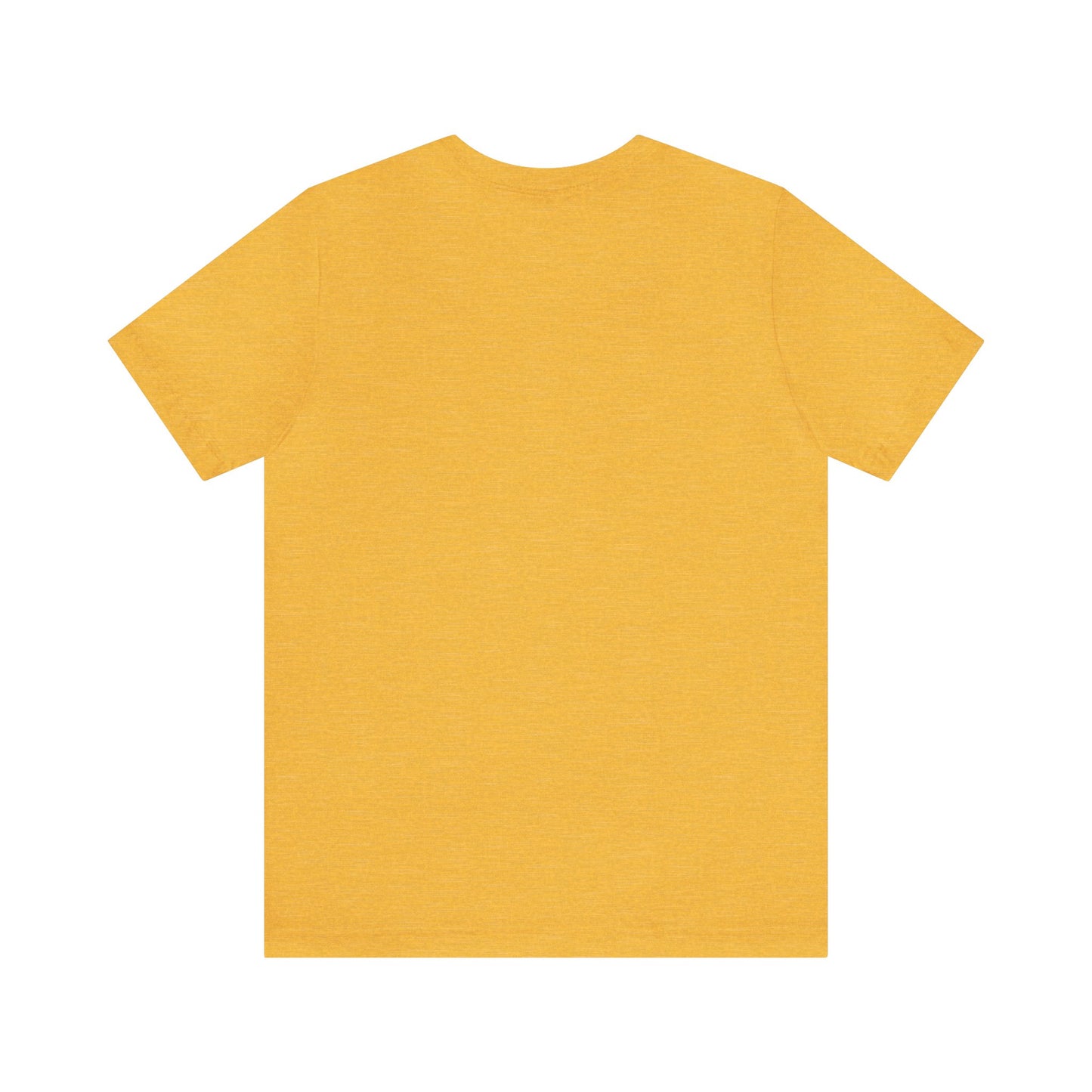 Unisex Jersey Short Sleeve Heather Yellow Gold T Shirt