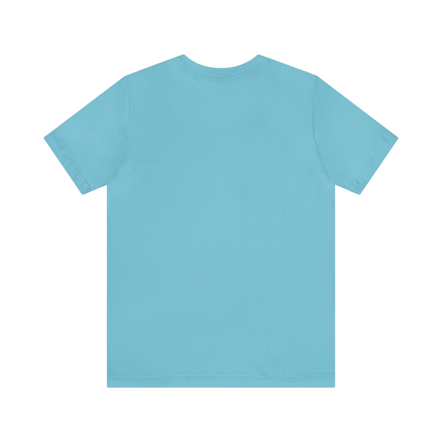 Unisex Jersey Short Sleeve Turquoise Blue T Shirt