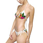 Tropical Fruits - Women's White Bikini Swimsuit