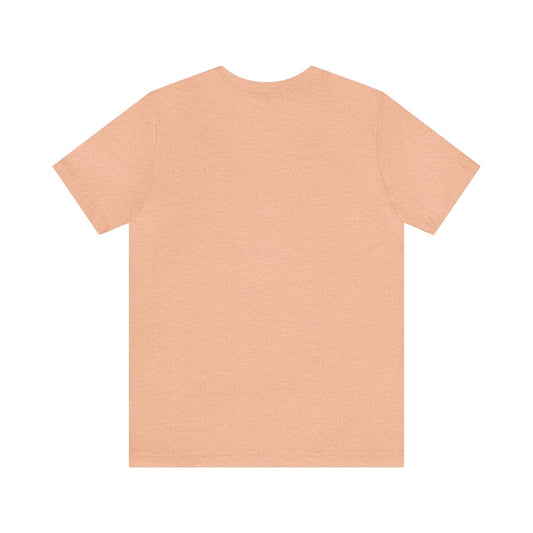 Unisex Jersey Short Sleeve Heather Peach T Shirt