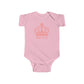 Babies Fine Jersey Bodysuit - Pink Royal T