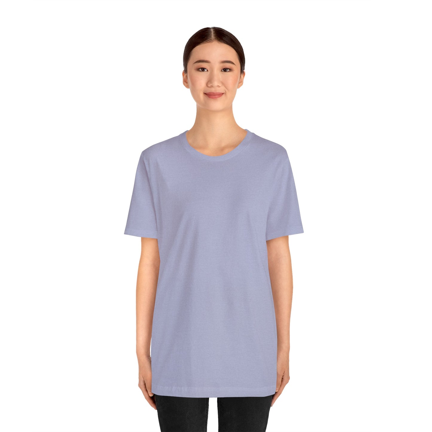 Unisex Jersey Short Sleeve Heather Blue T Shirt