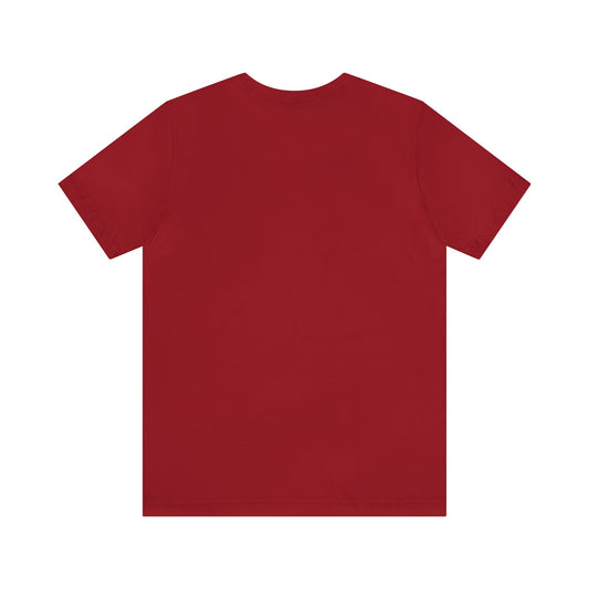 Unisex Jersey Short Sleeve Canvas Red T Shirt