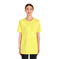 Unisex Jersey Short Sleeve Yellow T Shirt