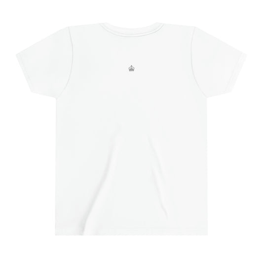 White Youth Short Sleeve Tee