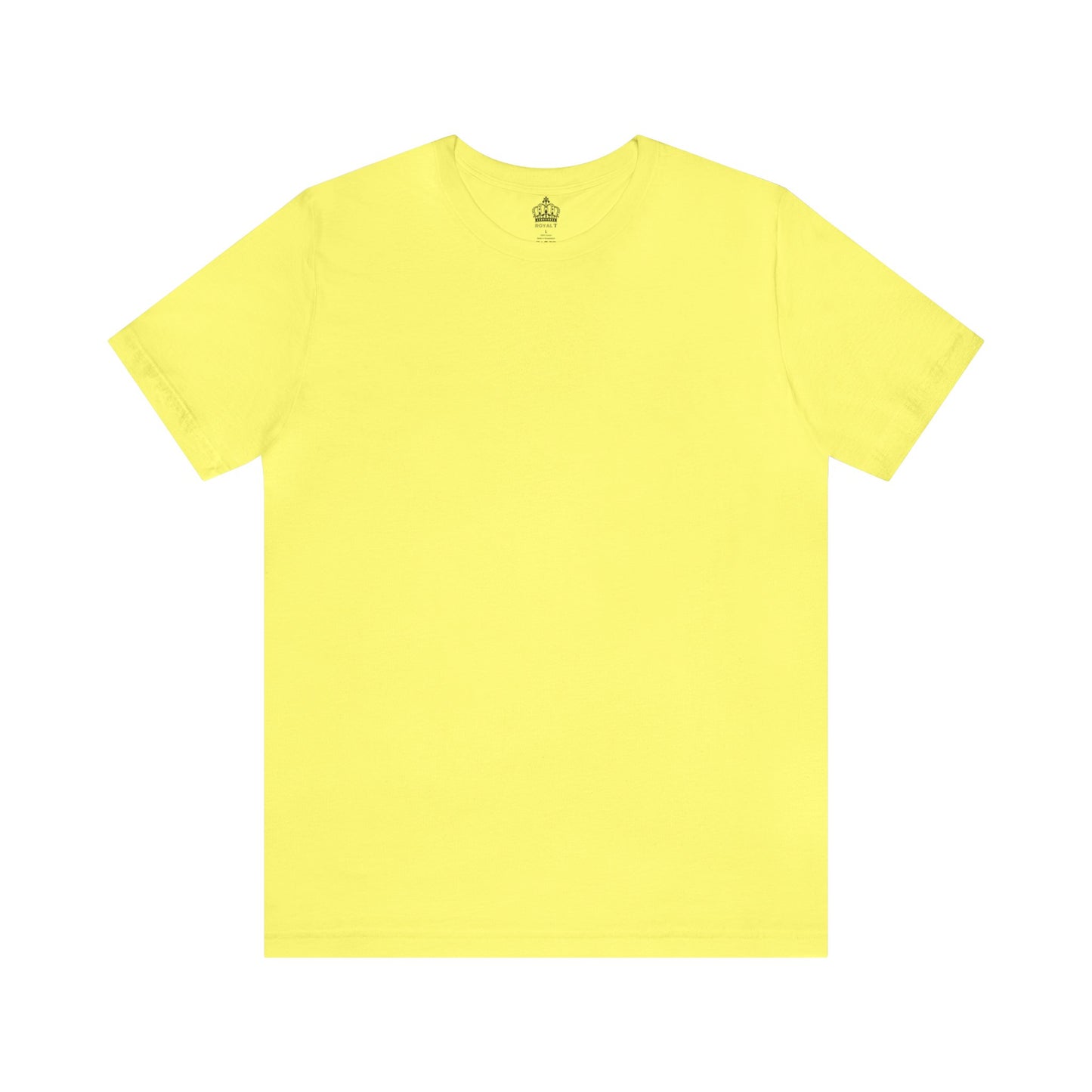 Unisex Jersey Short Sleeve Yellow T Shirt