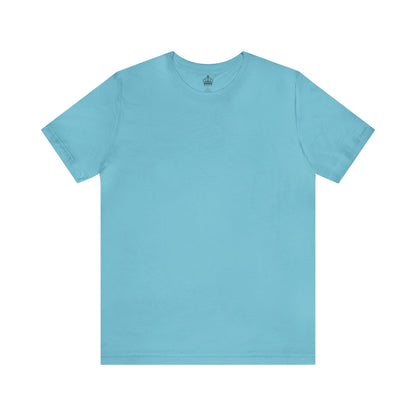 Unisex Jersey Short Sleeve Turquoise Blue T Shirt