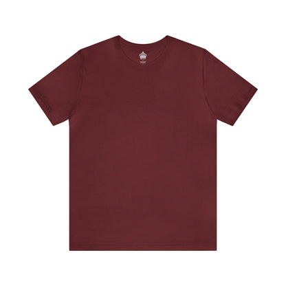 Unisex Jersey Short Sleeve Heather Cardinal Maroon T Shirt