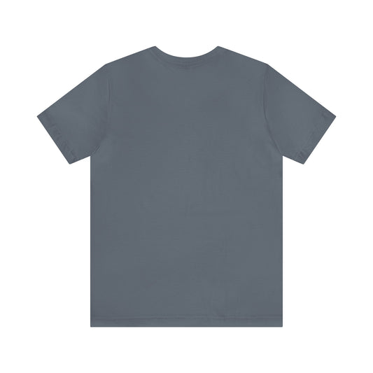 Unisex Jersey Short Sleeve Steal Blue T Shirt