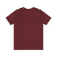 Unisex Jersey Short Sleeve Heather Cardinal Maroon T Shirt