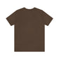 Unisex Jersey Short Sleeve Heather Brown T Shirt