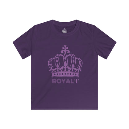Purple - Childrens Unisex Softstyle T Shirt - Light Purple Royal T