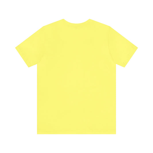 Unisex Jersey Short Sleeve Yellow T Shirt